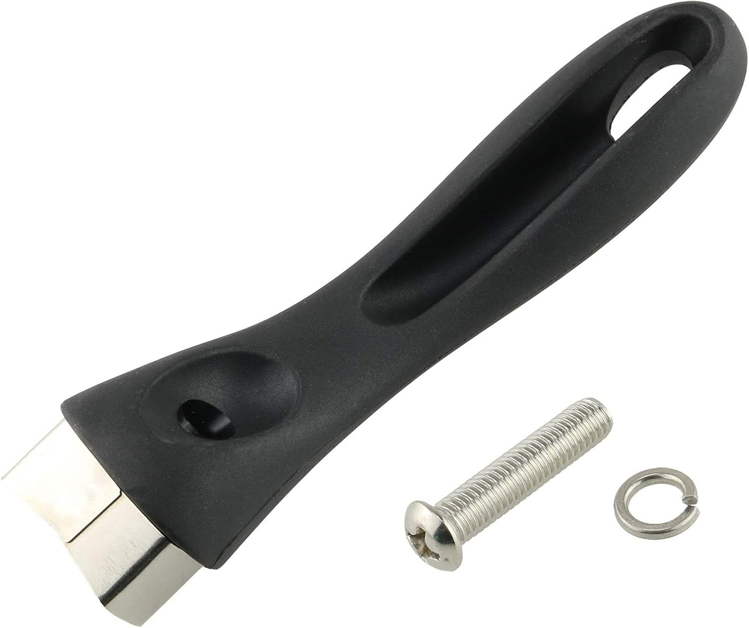 Versatile Bakelite Pot Handle Replacement – Sturdy Black Grip for Safety