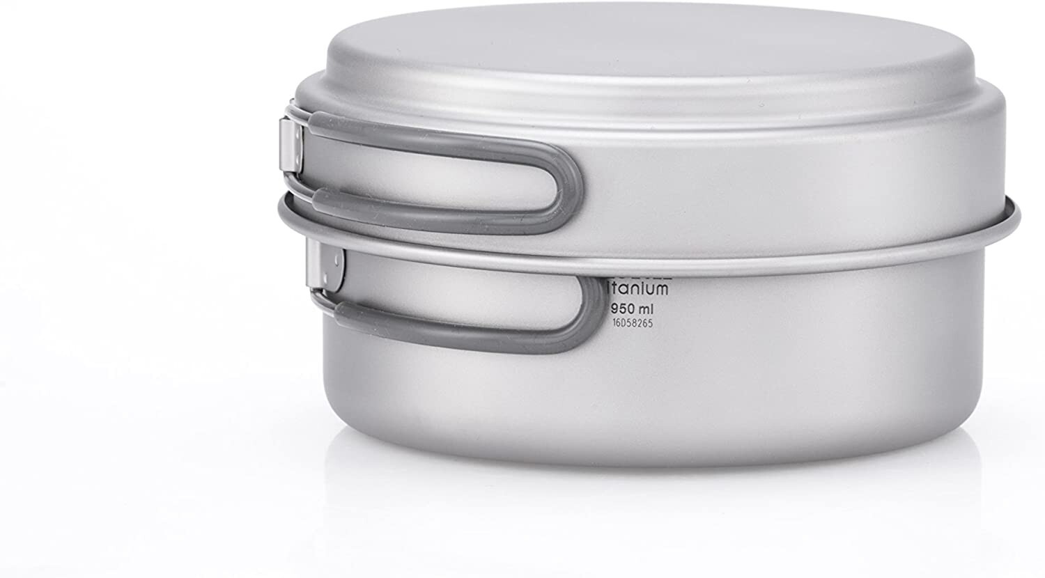 Keith Titanium Ti6016 2-Piece Pot and Pan Cook Set – 1.55 L