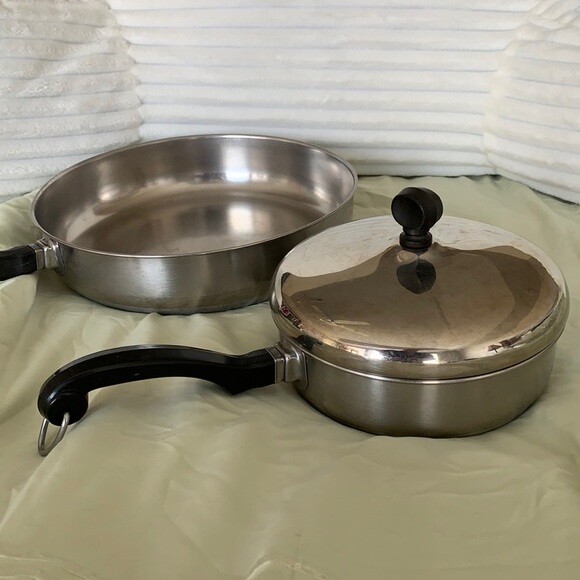 Faberware Stainless Steel Sauté Pans – Set of 2
