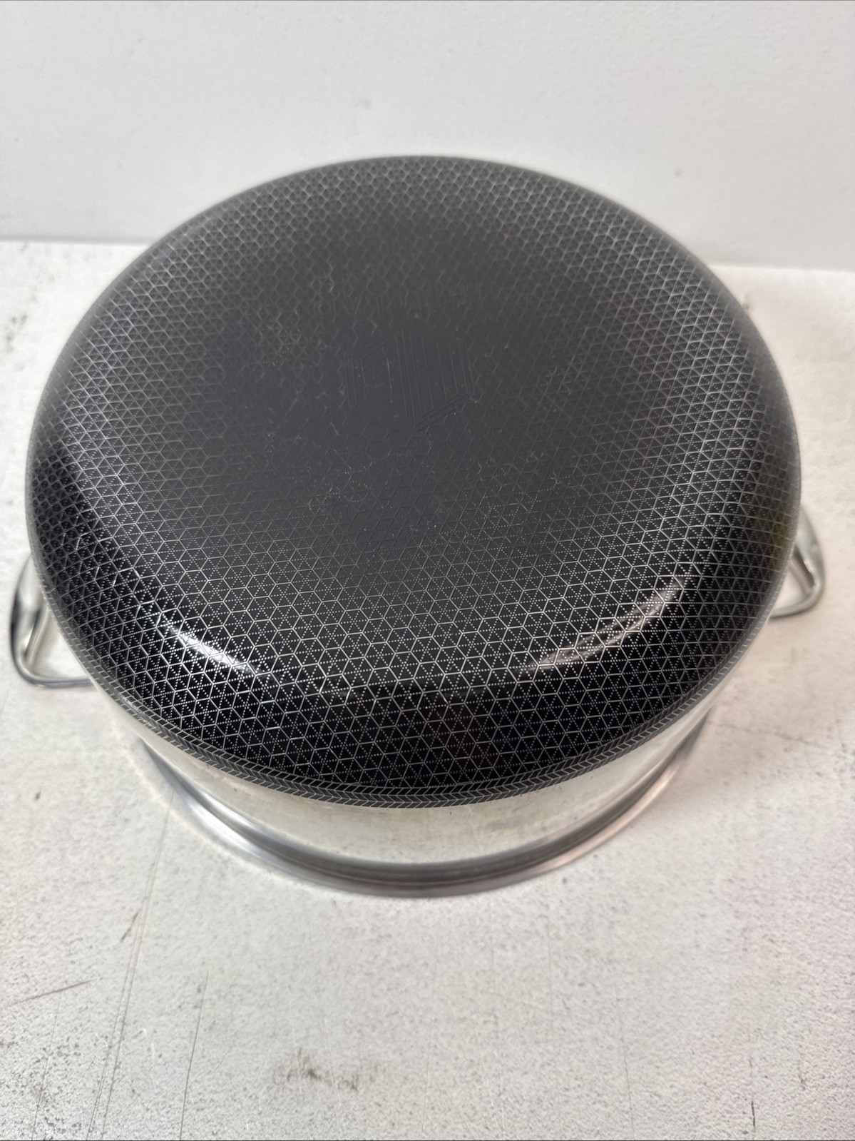 Hexclad 8 Quart Stock Pot 8 QT Pan Nonstick – With Lid. ***See Description