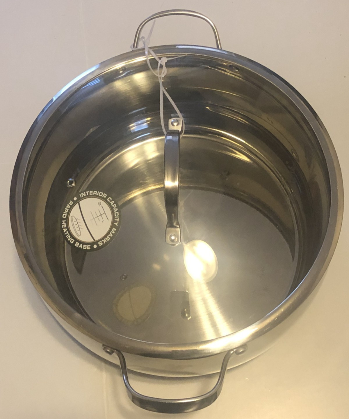 16.5 QT Stainless Steel cooking pot product as shown in the pictures