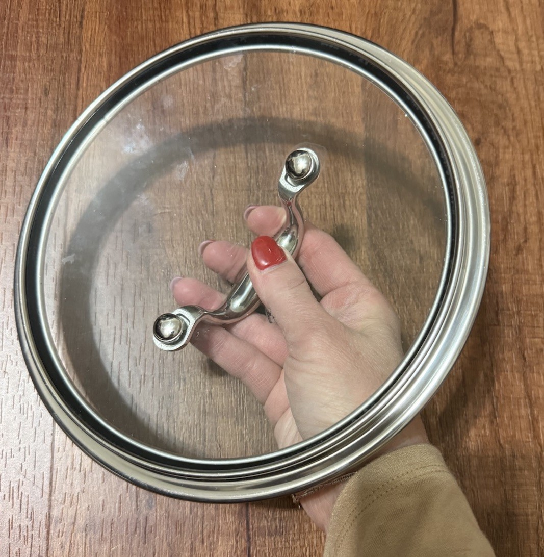Zwilling JA Henkels Stainless Steel & Glass Sauce Pan 6.5” Inner 7” Lid Only