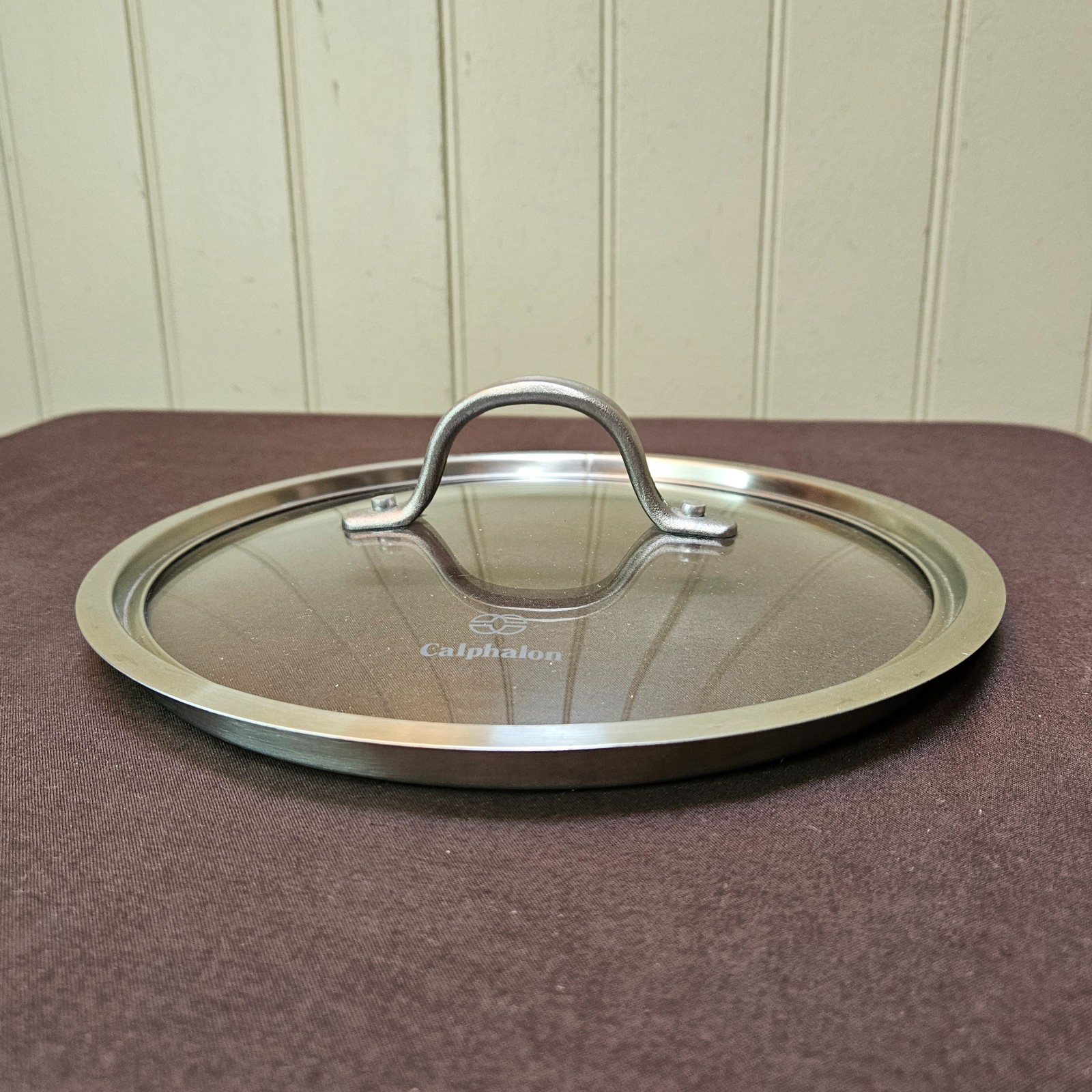 Calphalon 9.25” Tempered Glass Stainless LID ONLY Replacement Fits 8.75-9″ Pot