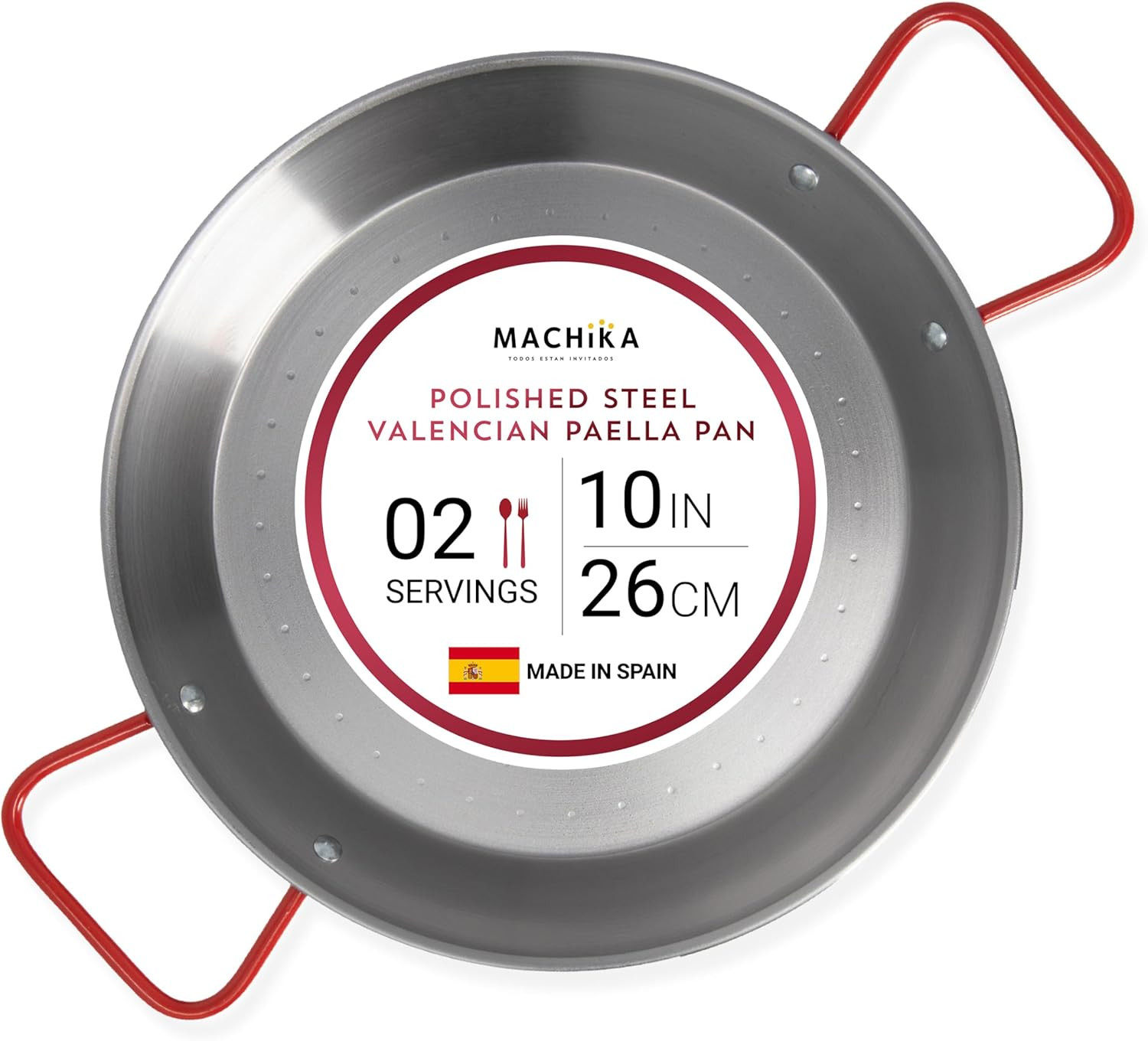 Carbon Steel Skillet Pan for Paella | Perfect for Outdoors, Camping, Parties, an