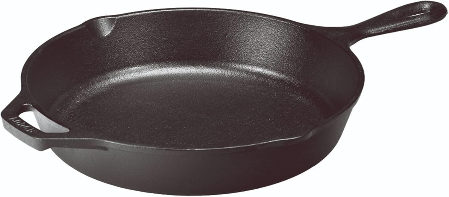 10.25in Cast Iron Skillet Pre-Seasoned Oven Safe Frying Pan