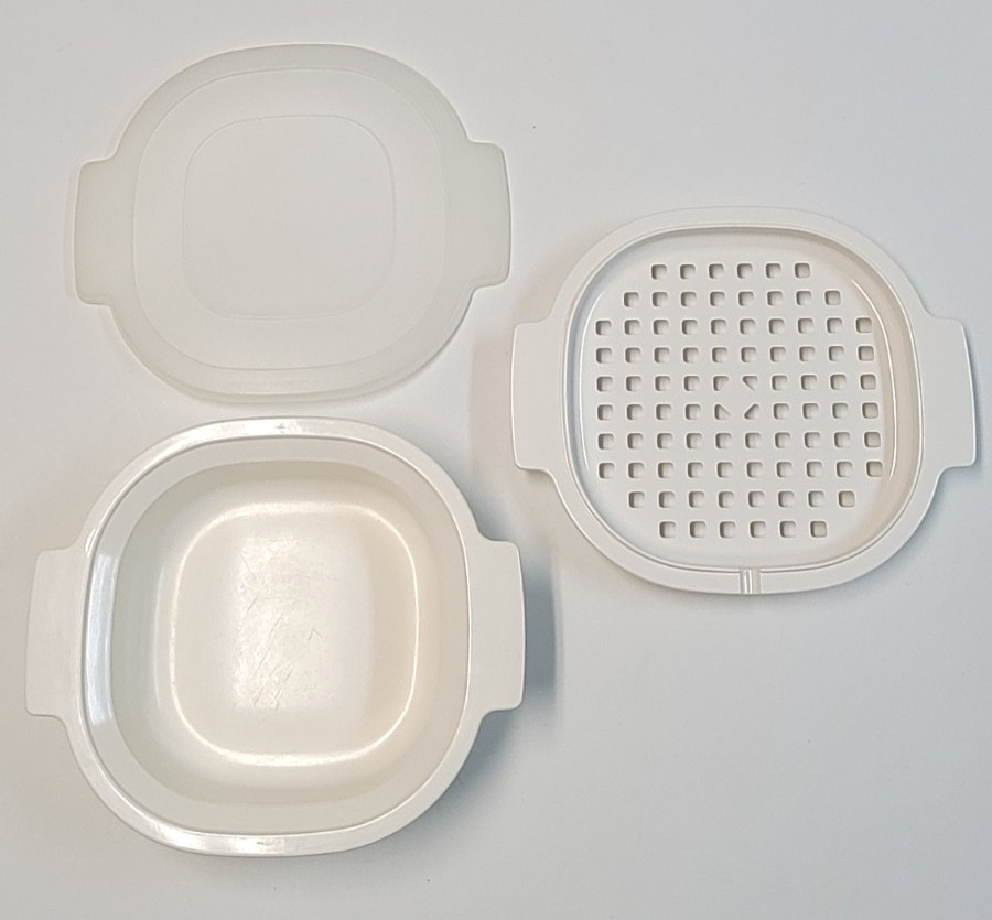 Rubbermaid 3, 2 & 1 Quart Microwave Cookware Casserole Bowls Steamer w/Lids 7 pc