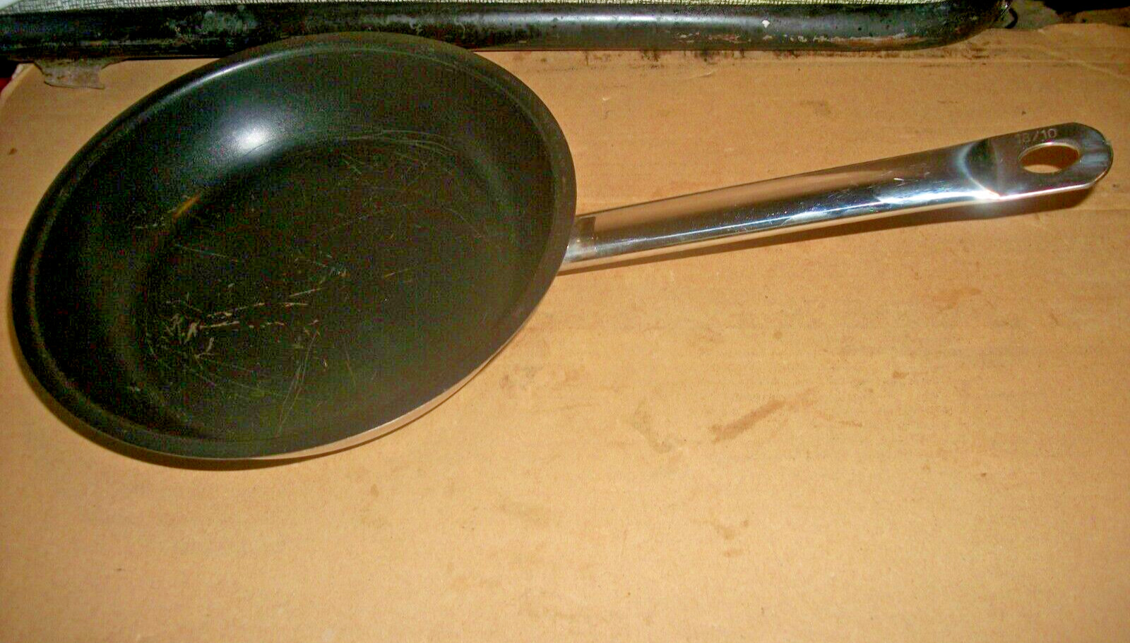 Matfer Small 8″ Inch Nonstick Skillet/Fry Pan -Thick Disk Bottom 18/10 Stainless