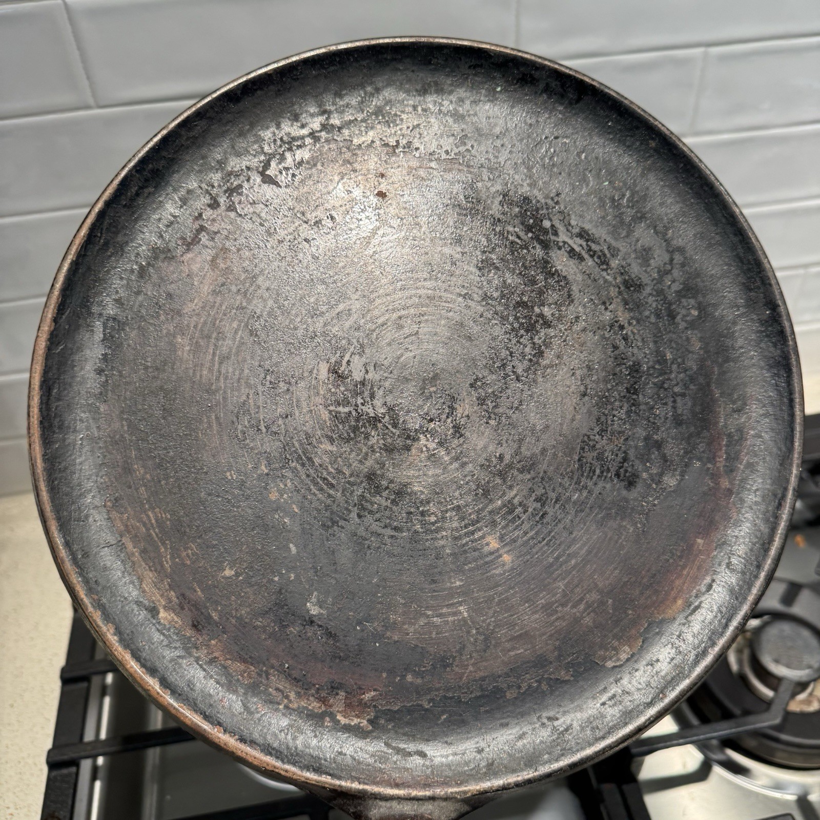 Vintage Wagner Ware Sidney O Cast Iron Round Griddle Pan 1109C 10″