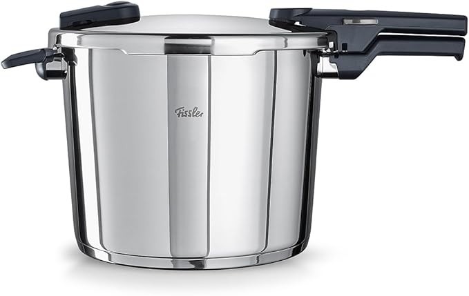 Fissler pressure cooker Vitaquick, induction, silver, 10 L made in Germany