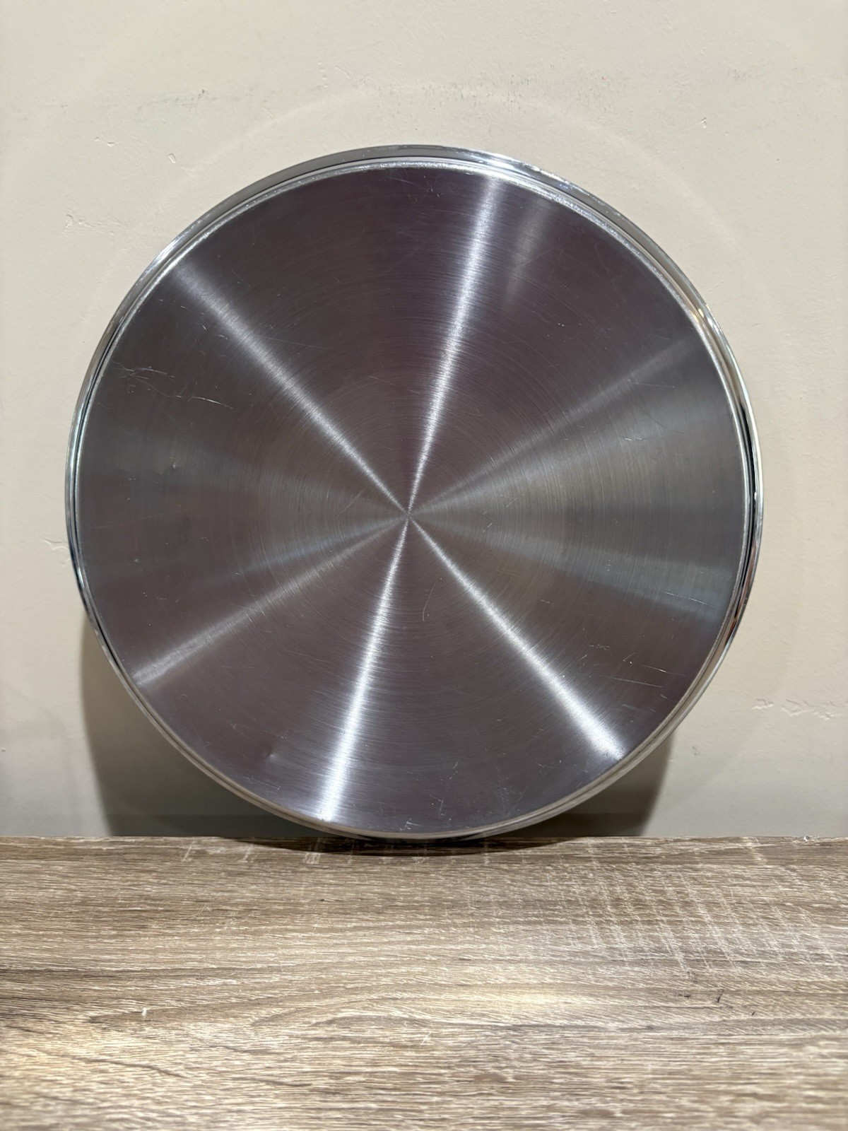 Williams Sonoma Stainless Steel Replacement Lid 10″ Diameter LID ONLY