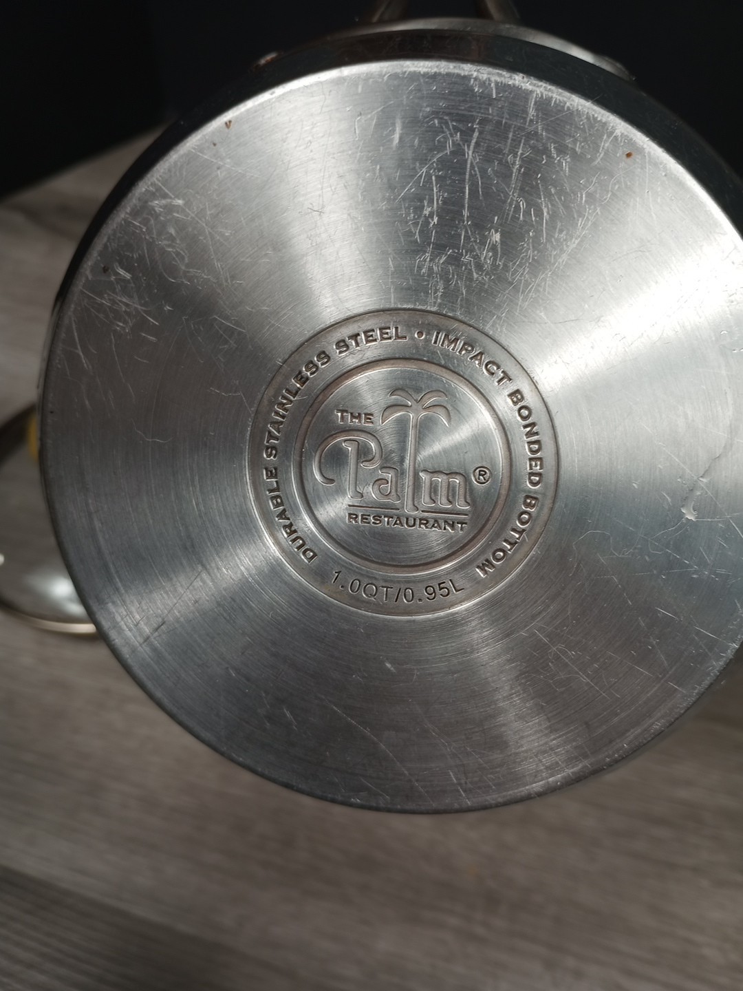 Palm Restaurant Stainless SteelTri-Ply Saucier Pan Pot w/ Lid Heavy Chef Quality