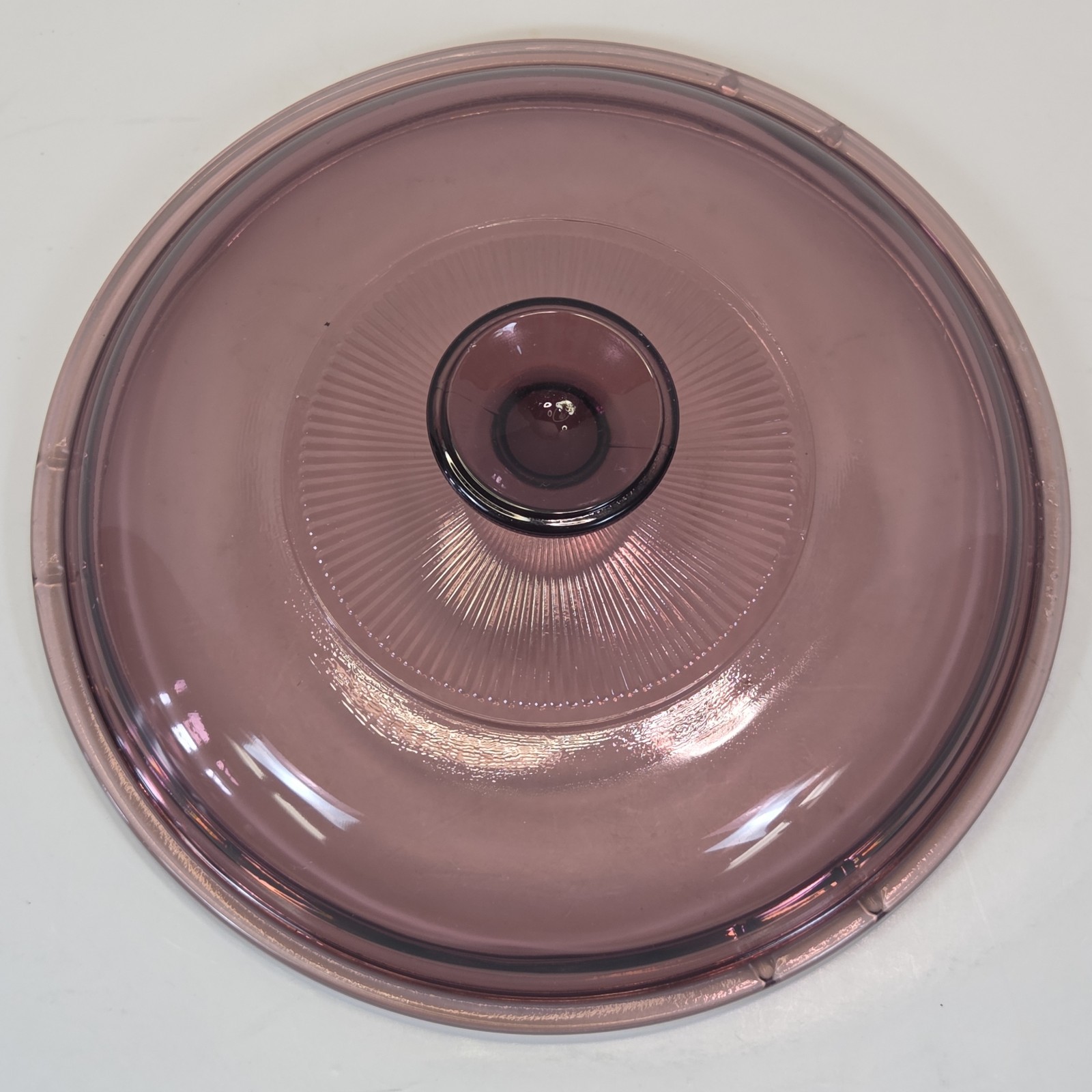 Cranberry Pyrex Replacement Lid V-2.5-C for 2.5L Corning Vision Pot 8-1/2″