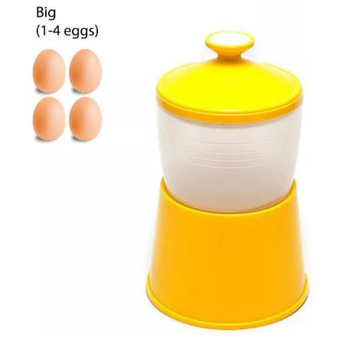 Half Boiled Egg Maker Malaysian Recipe Original Made in Malaysia Yellow Color