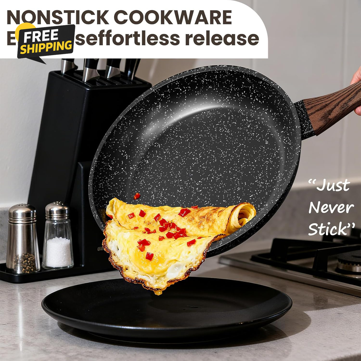 Pots and Pans Set Non Stick, 31 Piece Kitchen Induction Cookware & Bakeware Set,