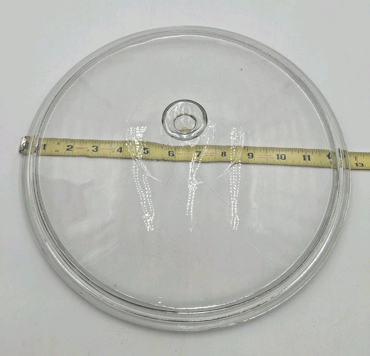 Clear Glass Replacement Lid 12″ Pot/Pan Cover Knob Handle