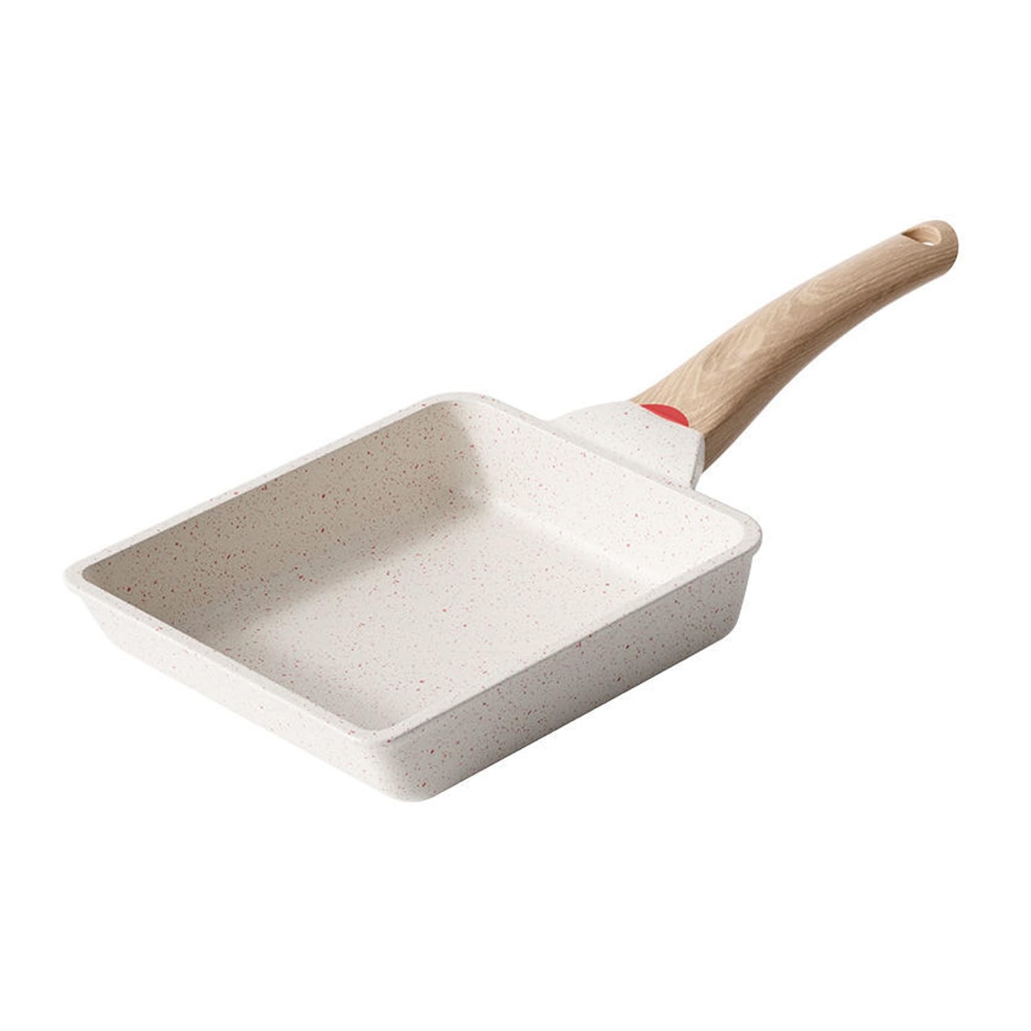 SLONUVLND Tamagoyaki Pan,Japanese Omelette Pan,White small, White