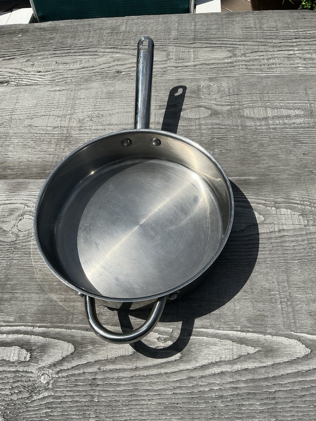 Wolfgang Puck Cafe Collection 11″ Frying Saute Pan 18/10 Stainless Steel Heavy