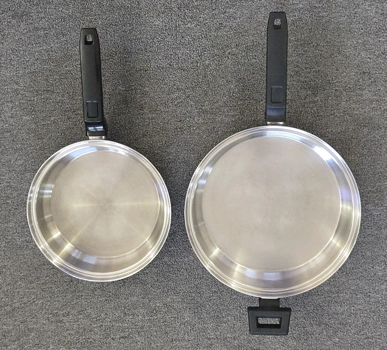 Kitchen Craft Lot 10″ and 8″ Pans 5-Ply Multi-Core Stainless Steel