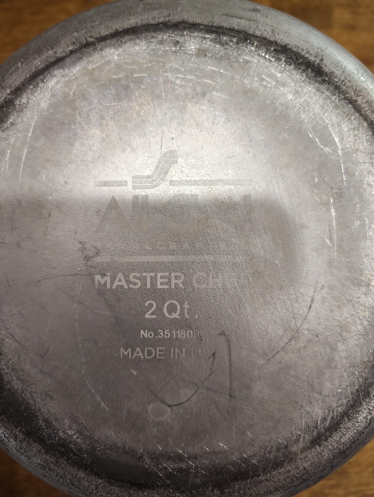 ALL-CLAD MC2 2 Qt. Saucepan Metal Crafters Master Chef Brushed Stainless No Lid