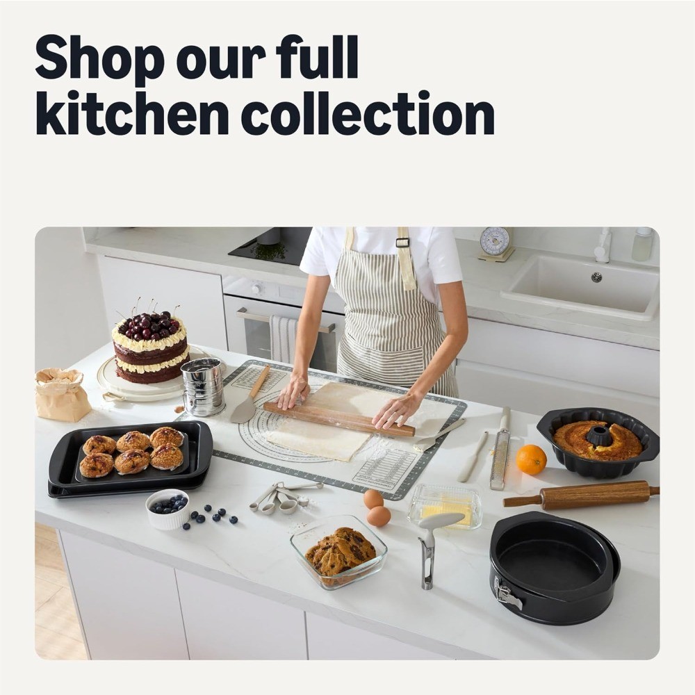 6-Piece Linen Gray Borosilicate Glass Bakeware BPA Free Lids Oven Safe 752°F