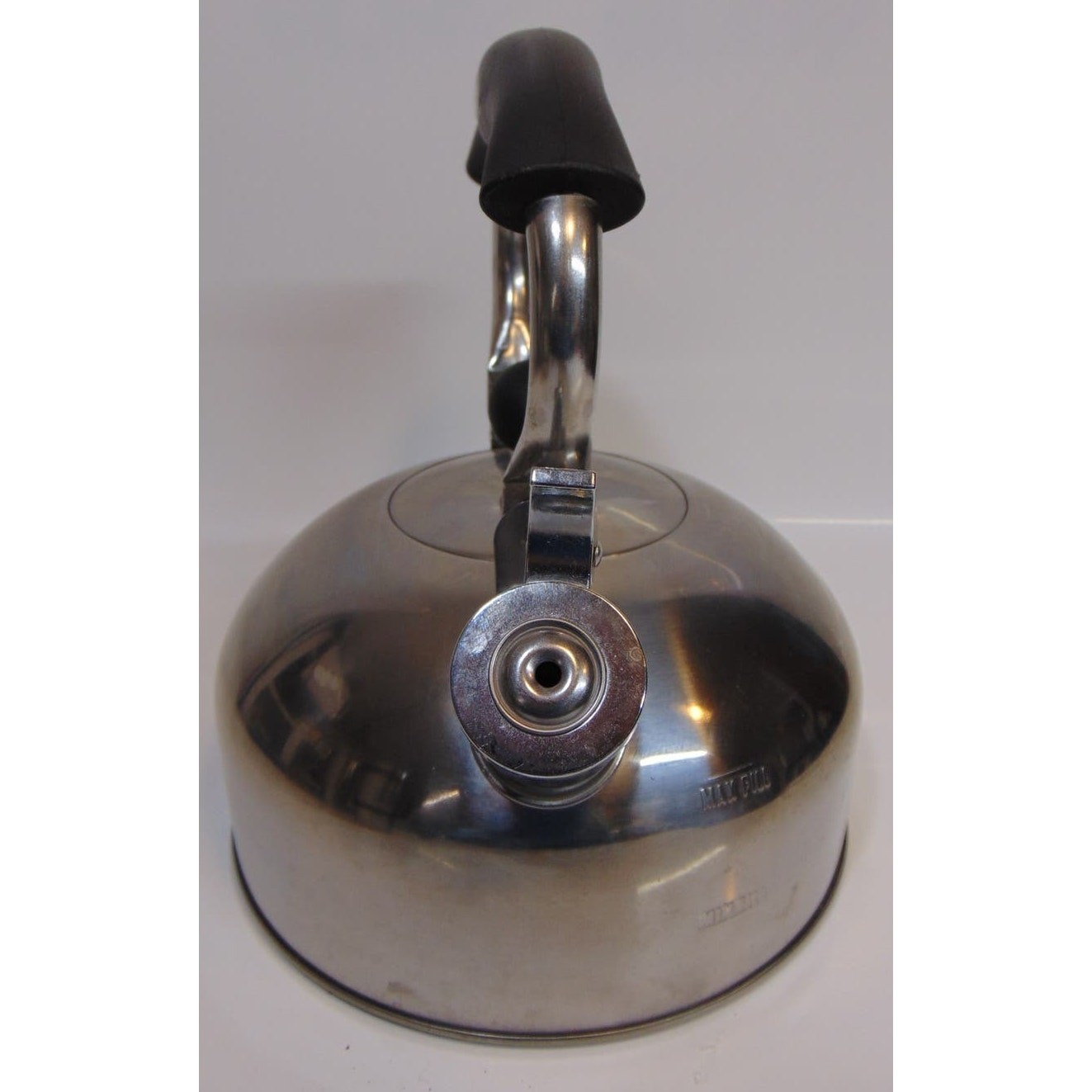Whistling Tea Kettle Stove Top Stainless Steel Pot Water Coffee Boiling Silver