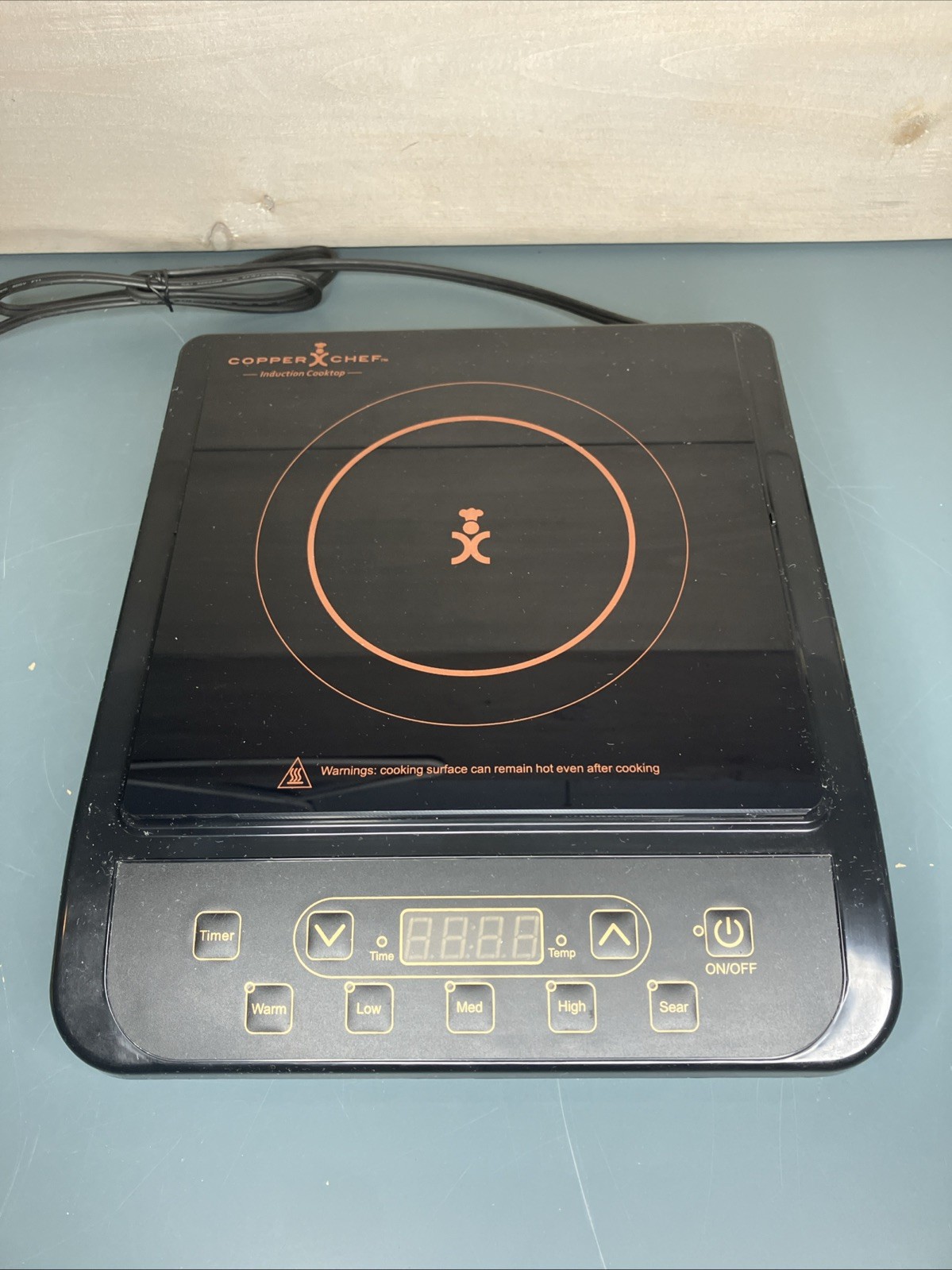 Copper Chef Induction Cooktop Single Burner Portable Black Tested Working
