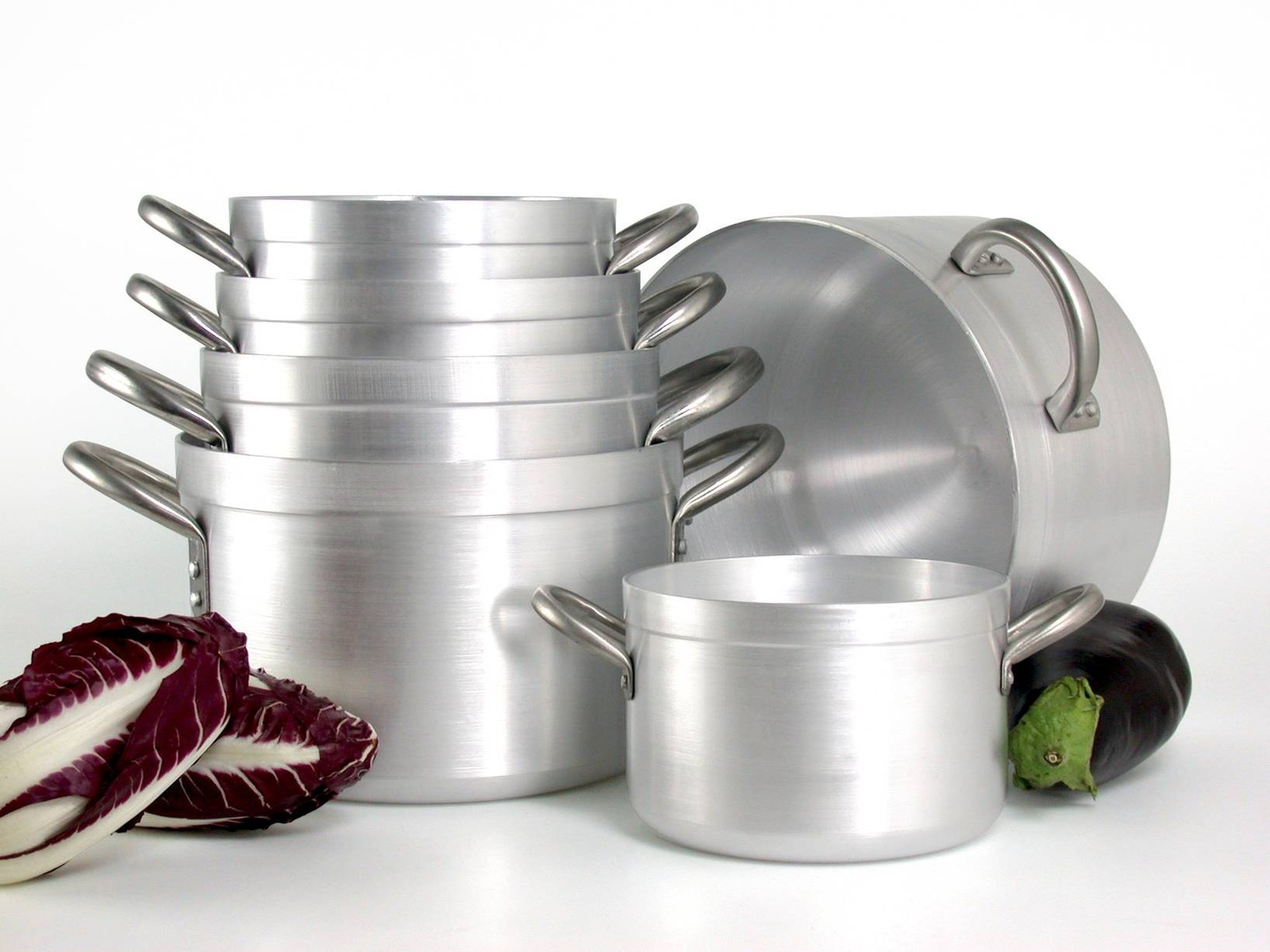 Pardini Aluminum Casserole Hotel High 2 Handles 45 Cm