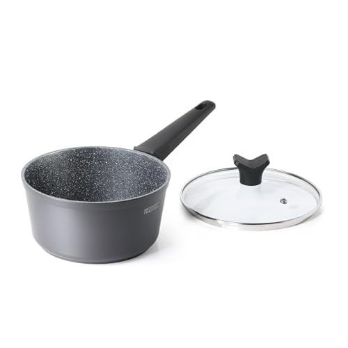 SOHO 2 Quart Nonstick Sauce pan with Lid – Compact & Durable Pot for Urban