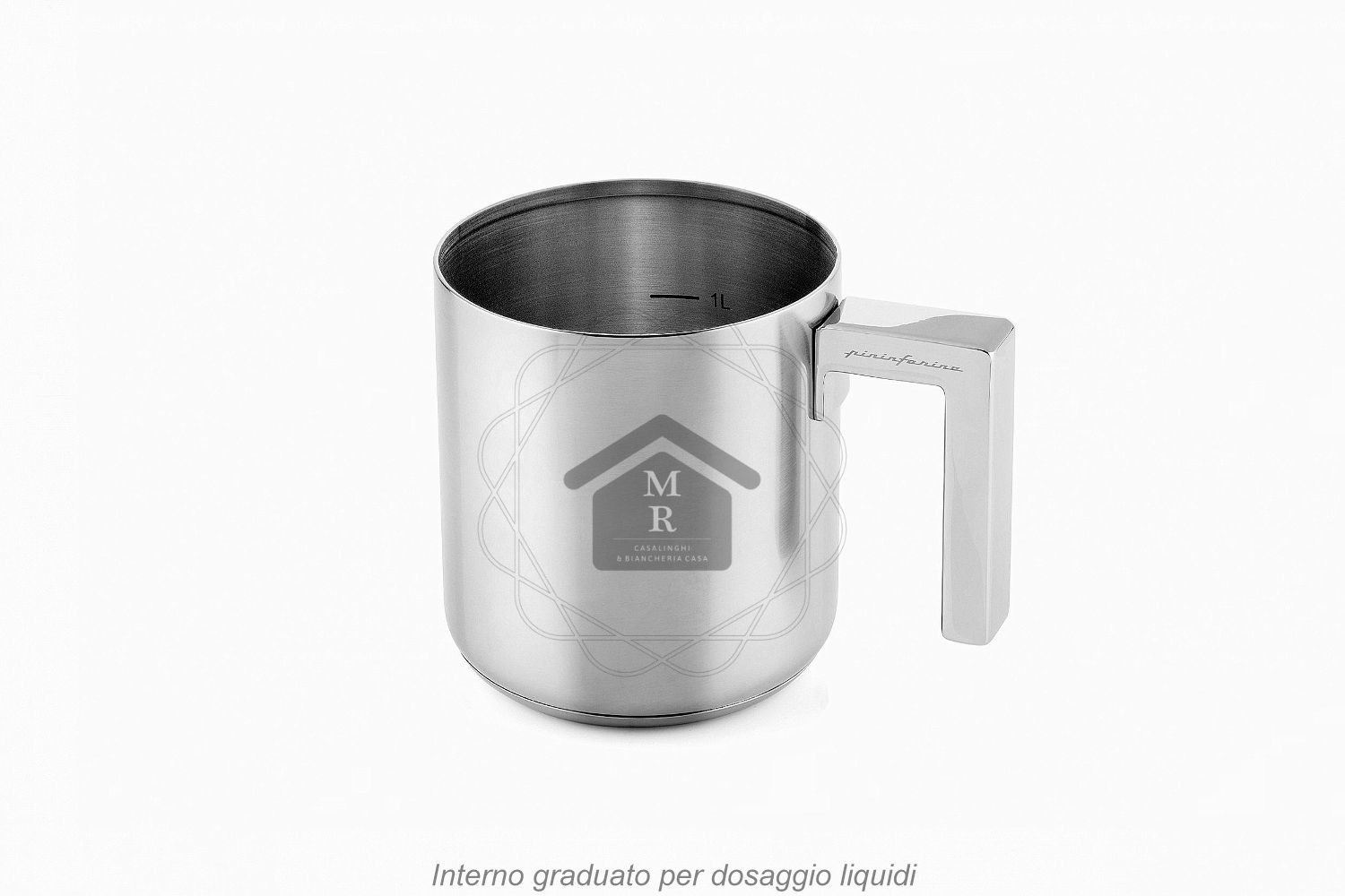 Pots 16 pcs Pininfarina style stainless steel 18/10 Mepra design Made in Italy