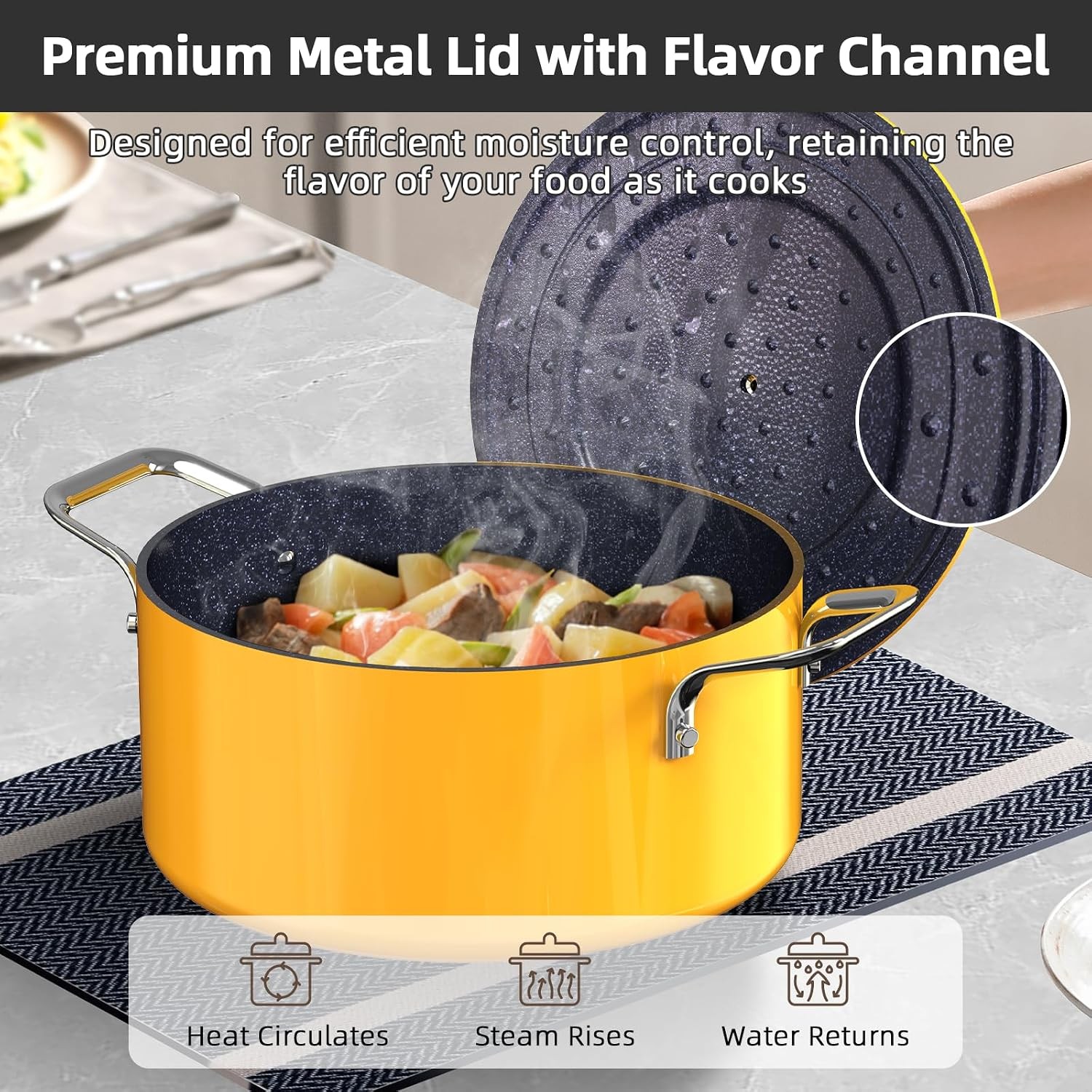 Nuwave Lux 13pc Cookware Set PFAS Free Ceramic Non-Stick Induction