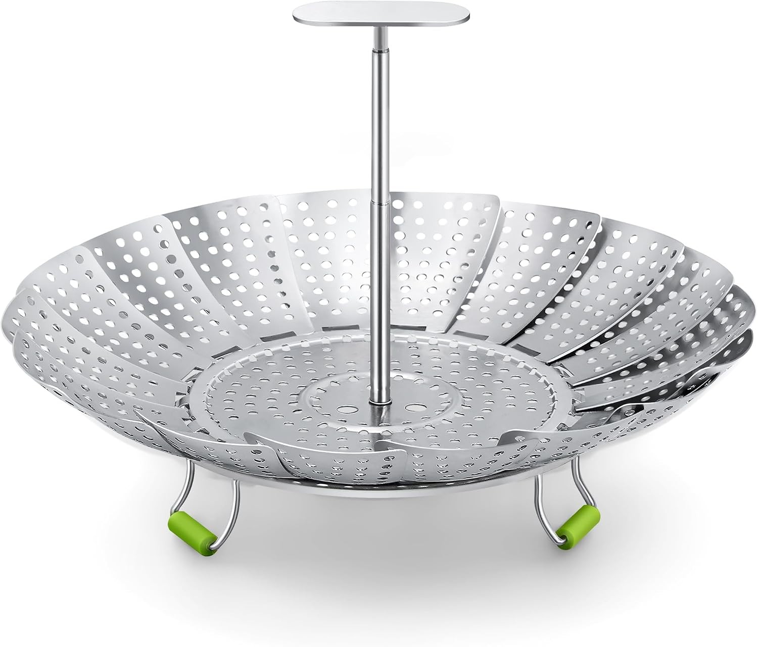 Steamer Basket, 3rd Generation Stainless Steel Vegetable Steamer with Extendable