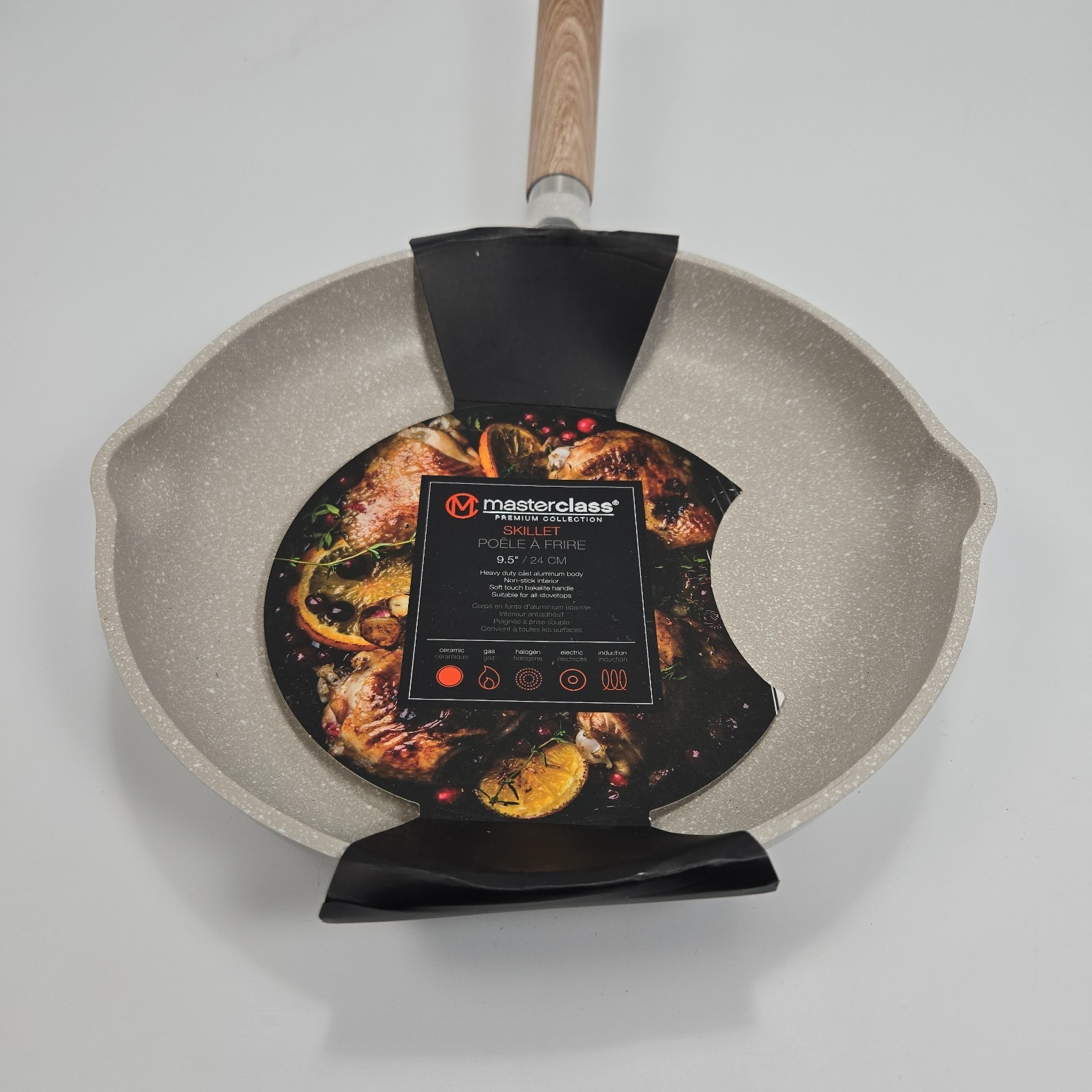 Masterclass Frying Pan 9.5 Inch Nonstick Skillet Premium Cookware Collection