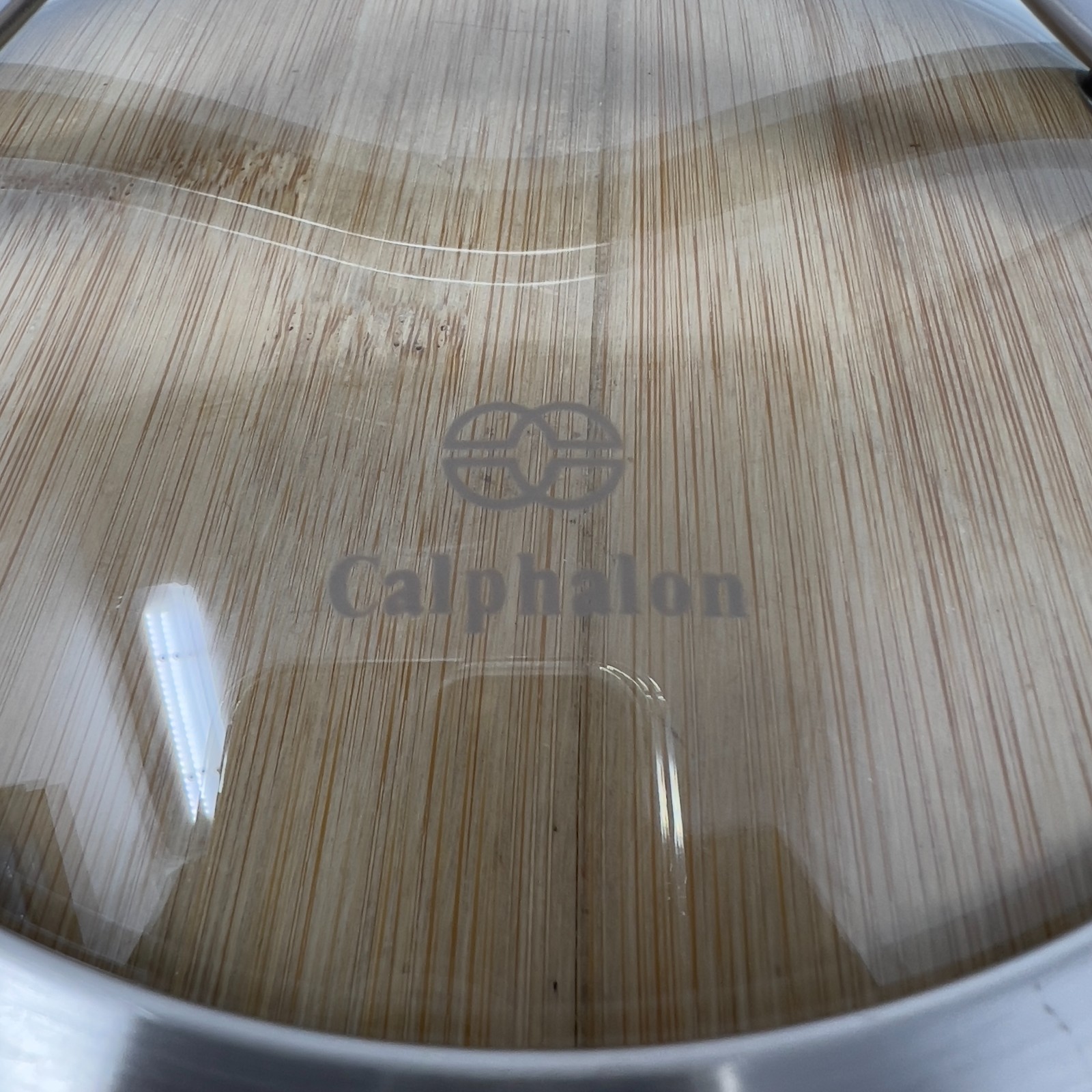 7 in Calphalon Glass Lid For Pot Or Pan ~ Stainless Steel 7 inch with Gasket