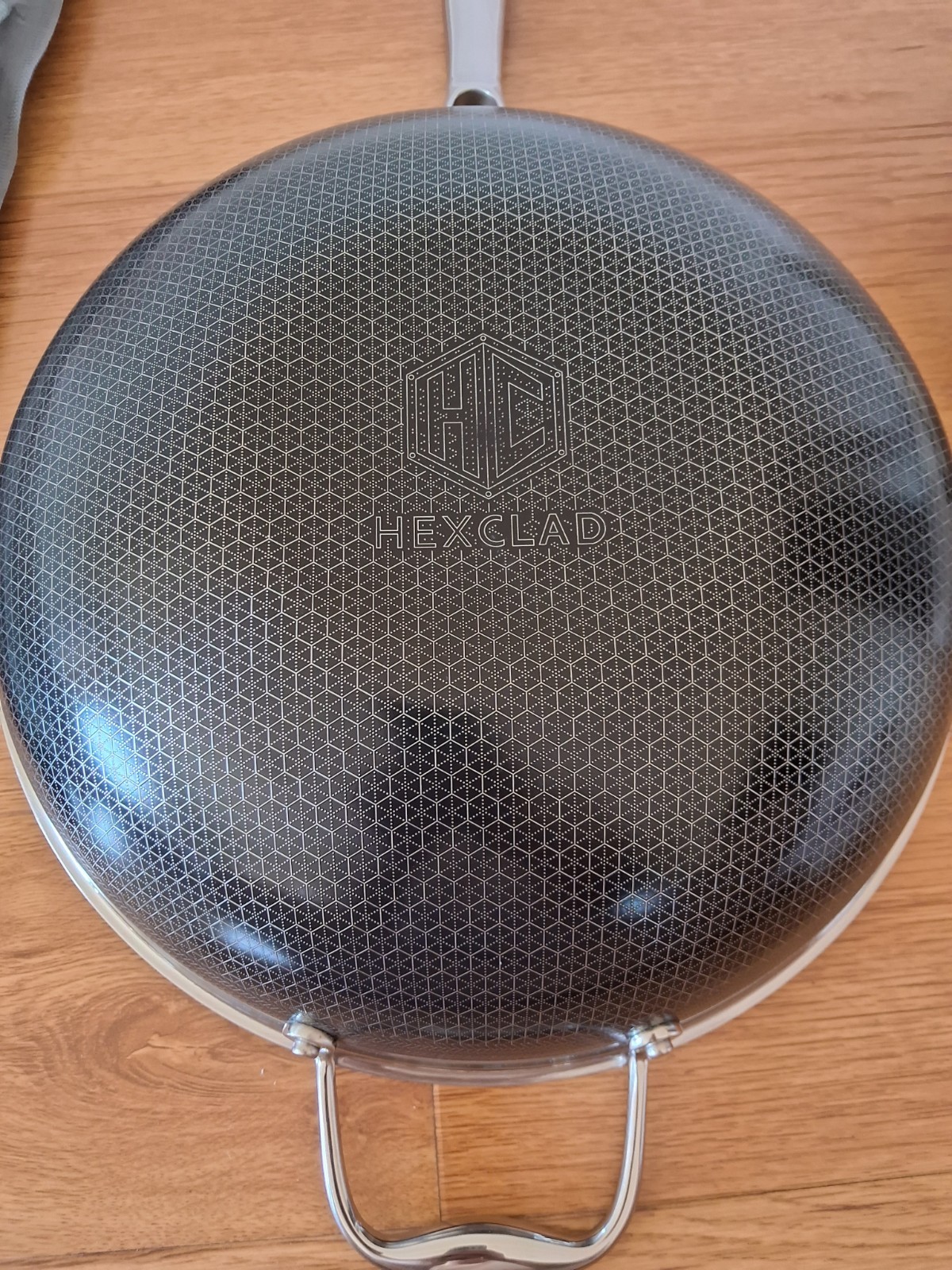 HEXCLAD 12-Inch Frying Pan w/LID-BAG-FREE PUSH WHISK No Box BRAND NEW