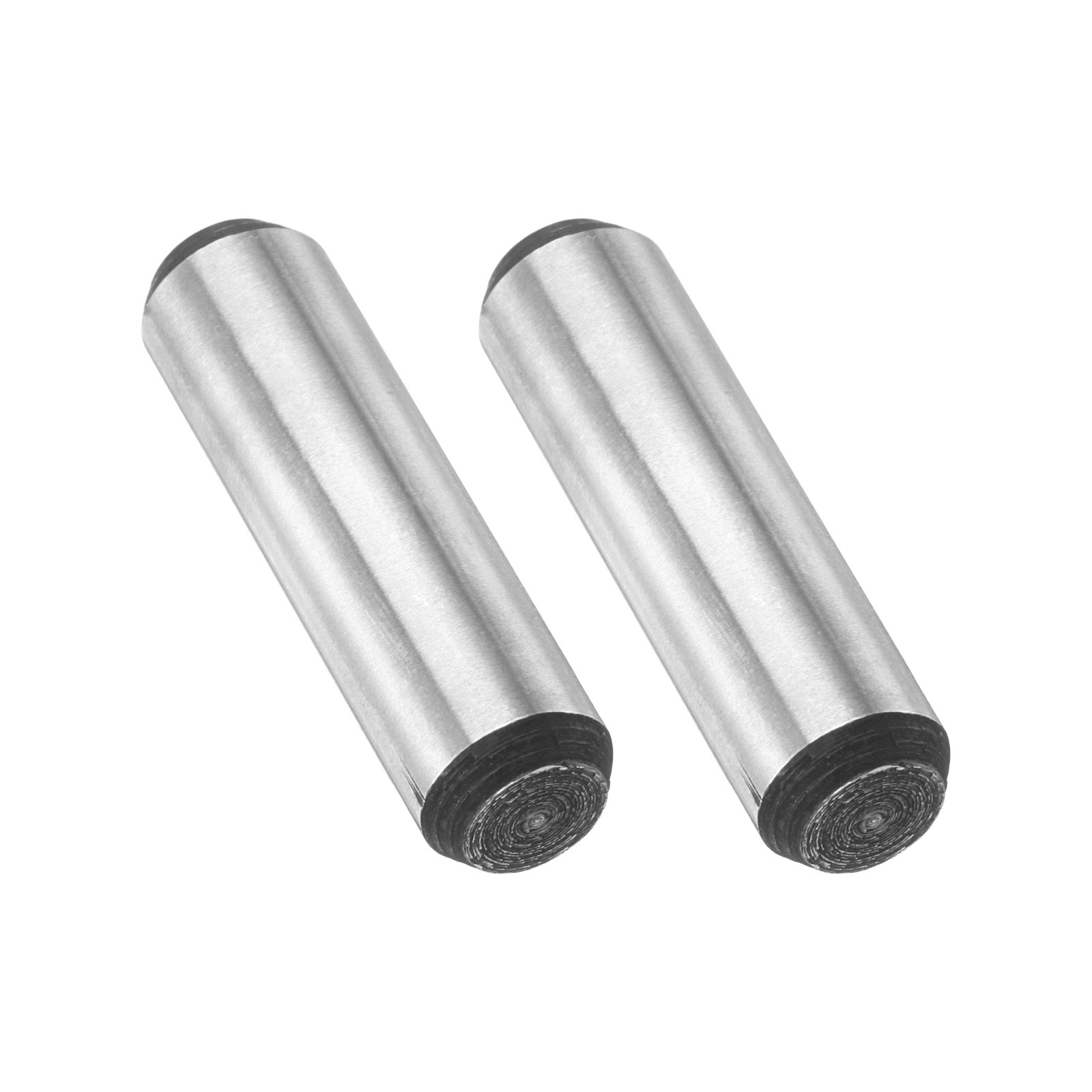 2Pcs Carbon Steel Bolts, 3/8″ x 1-1/2″ Silver Metal Bars