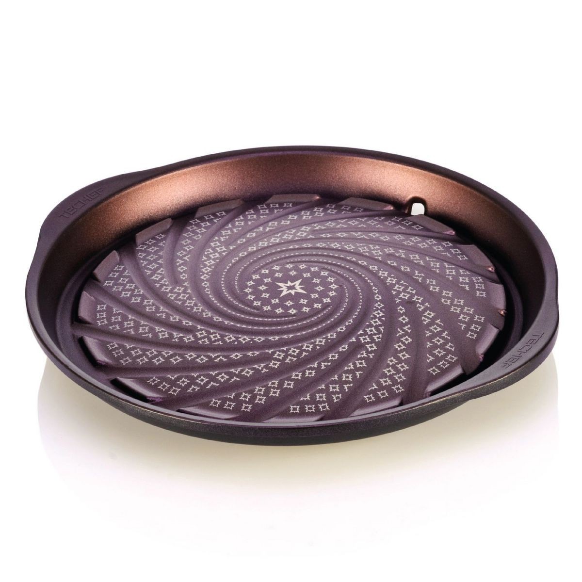 TECHEF Stovetop Korean BBQ Non-Stick Grill Pan Purple