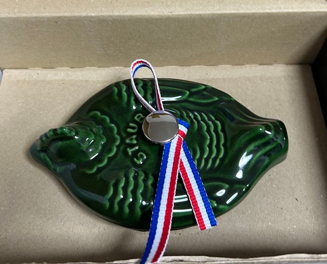 Staub Small Chicken Cocotte 11cm Basil Green Cast Iron Japan Limited New