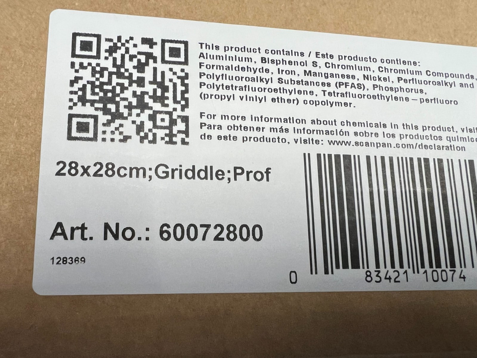 Scanpan Professional – 11″ x 11″ Griddle 60072800 in retail box