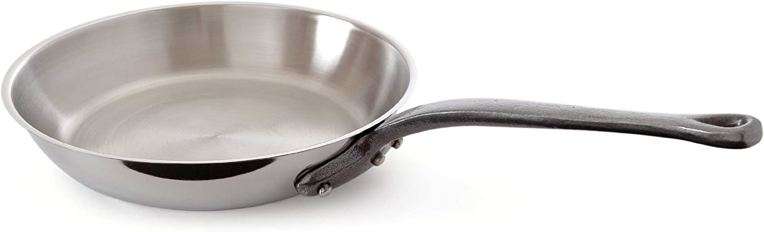 Mauviel M’Cook Ci Stainless Steel Frypan 11.7 Inch