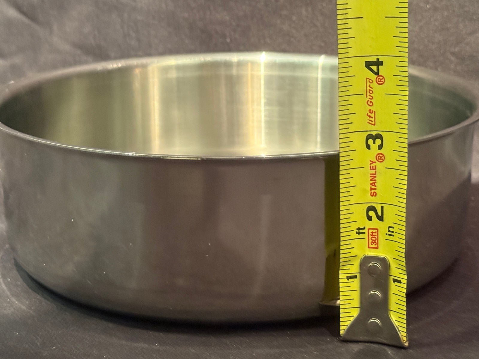 Saladmaster Insert 2.5Qt Surgical Stainless Steel Pudding Double Boiler Lid Bowl
