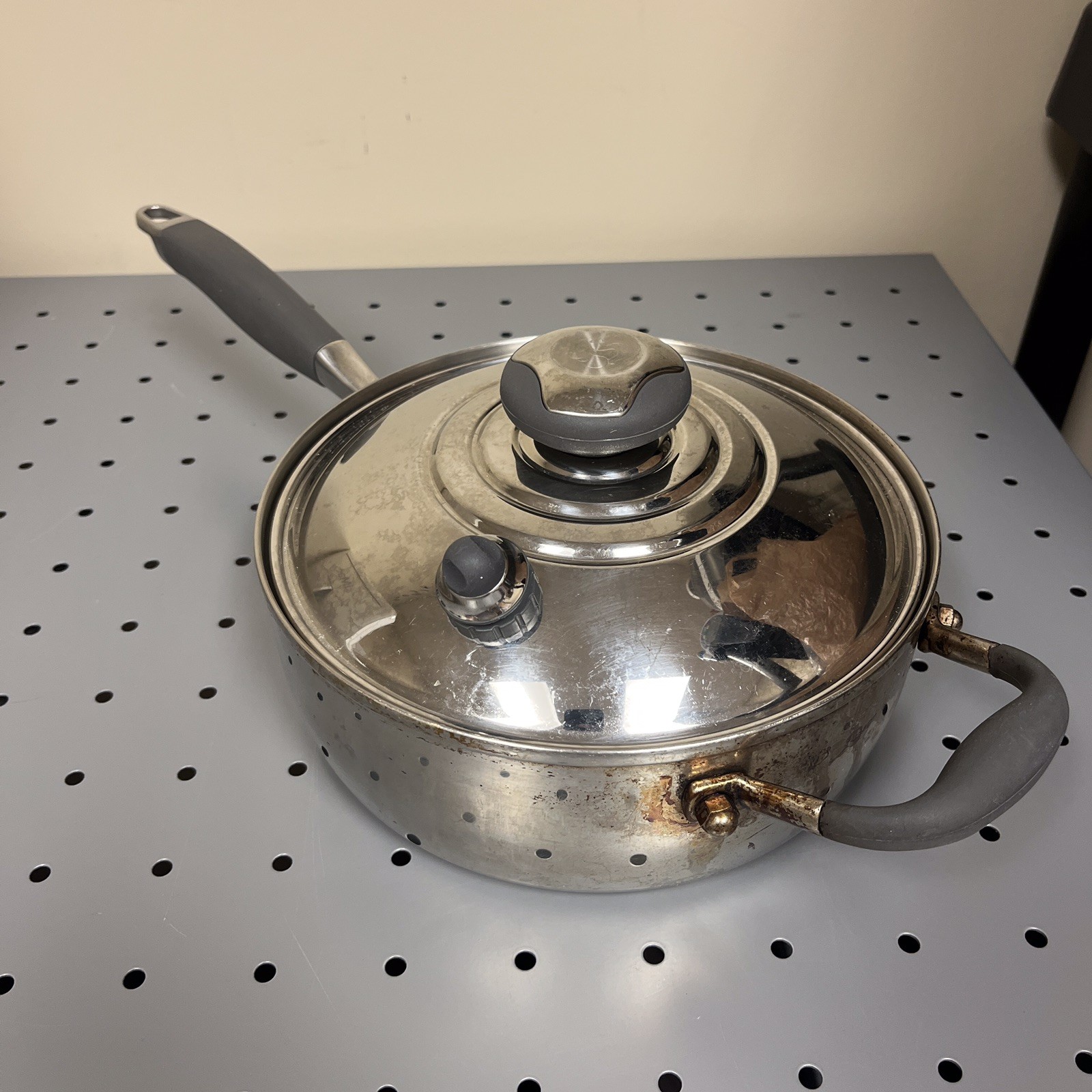 Royal Prestige 8 IN / 20 CM Sauce Pan 9 Ply Copper Stainless Steel T 304