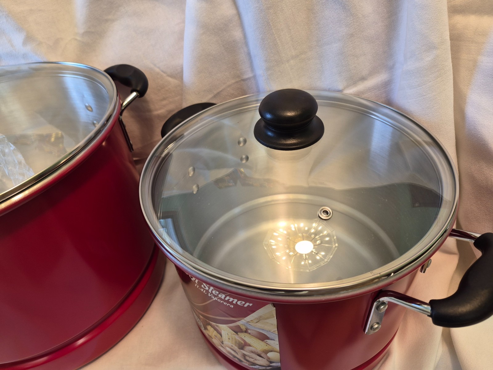 New in Open Box Red Alpine Cuisine 20qt /12qt Steamer 19L/11.4L Vaporera set