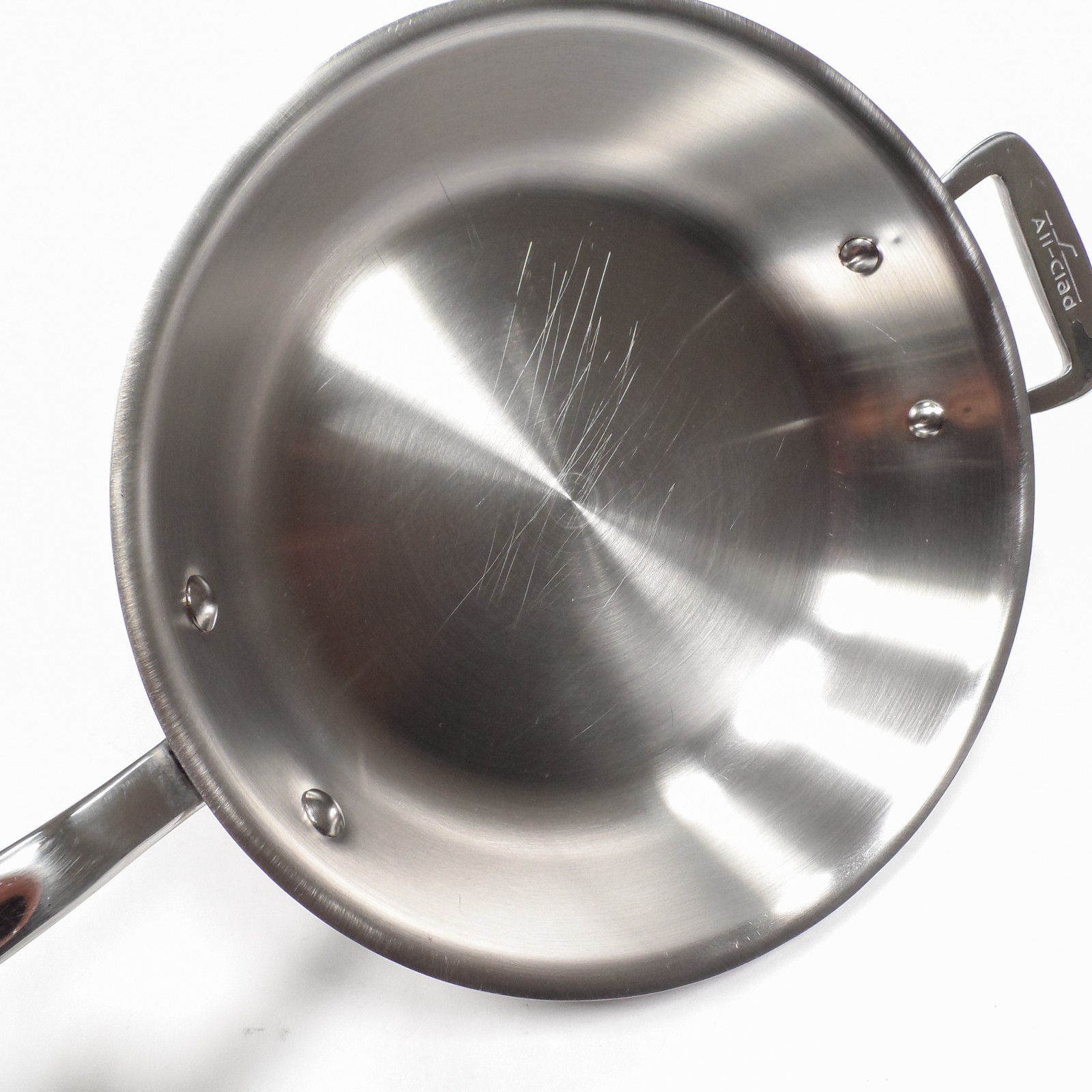 All Clad d7 Made in USA 10″ Stainless Steel Handle Frying Pan Skillet – No Lid