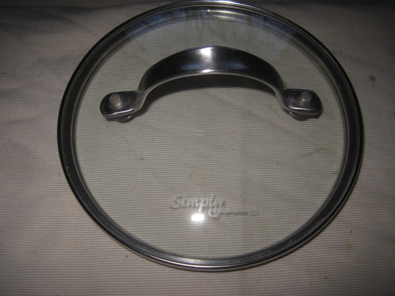 Simply Calphalon 6 Inch Stainless Steel & Glass Replacemen Lid Only 5-1/2″ ID