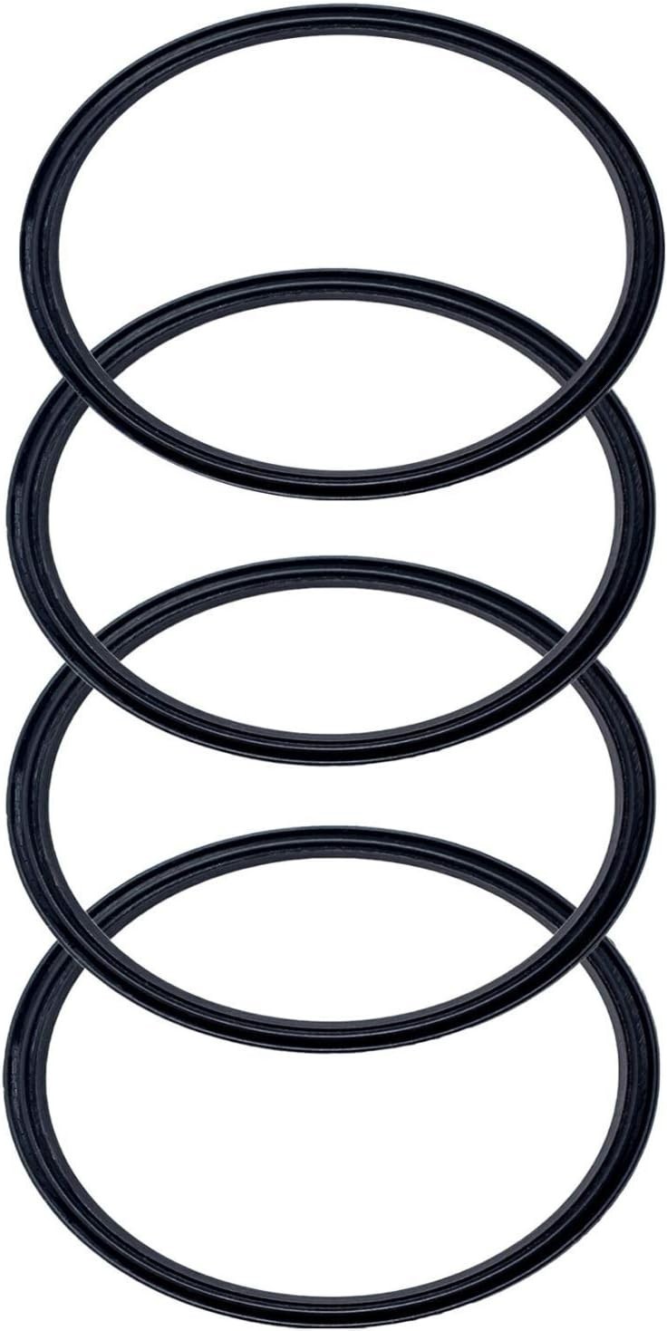 Pack of 4 20 & 10 oz Rubber Lid Ring 3.3 Inch Diameter – Gasket Seals Lid for…