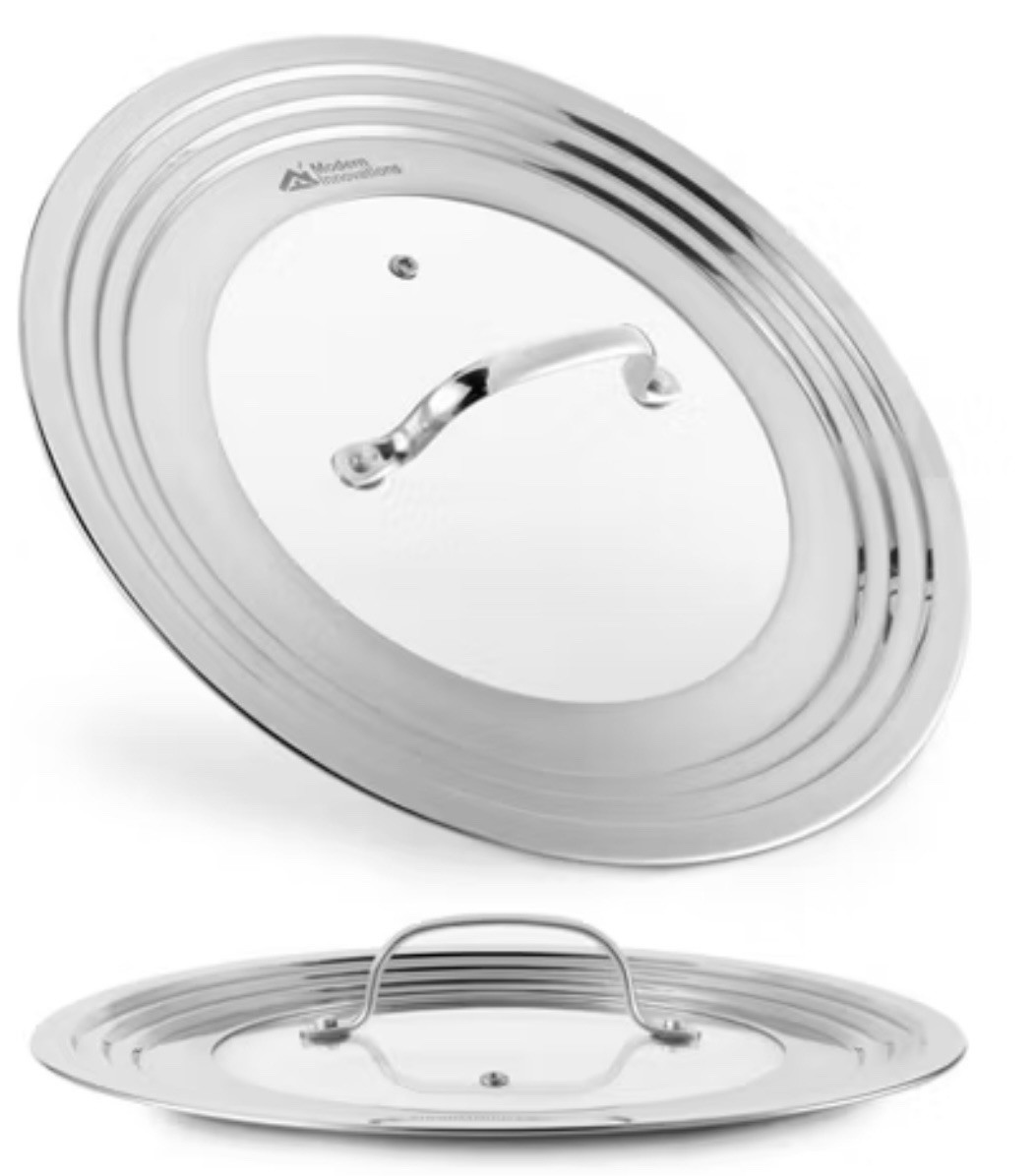 Modern Innovations 1 Lid – Stainless Steel, Silver – Steel 8.25-12”🩶