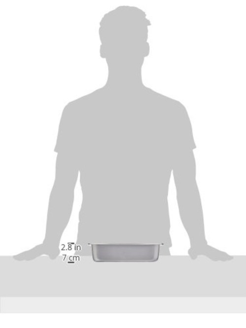 Reliable Dishwasher Safe 1/4 Size 2.5 Inch Steam Table Pan, Perfect for Chefs