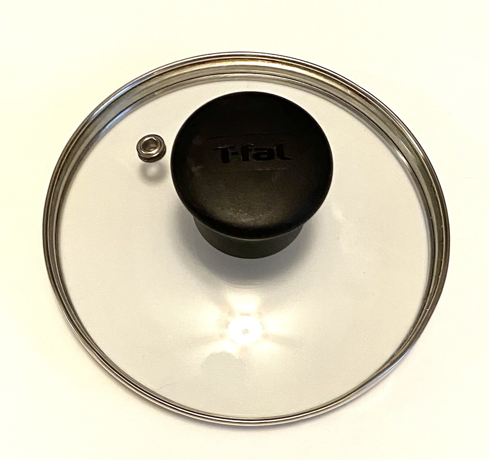 T-FAL 5.75” Outer 5.25” Inner Rim Tempered Glass Venter Replacement Lid B