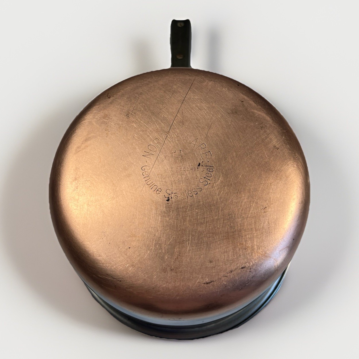 Vintage – Norris Ware 2 QT Saucepan Pot￼Stainless Steel Copper Bottom J7 NO LID