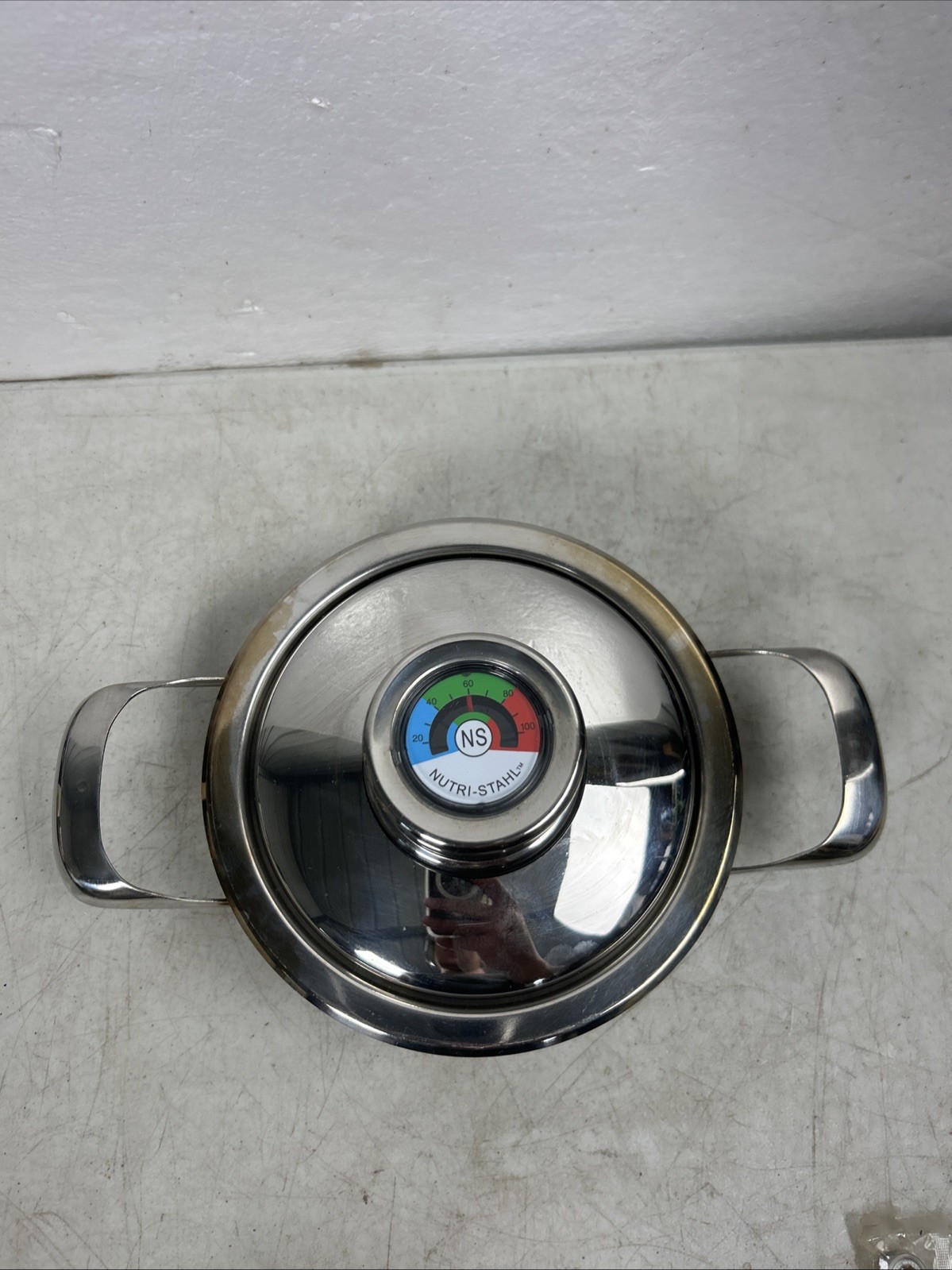 Nutri Stahl Nutri-Thermic 24 Element Stainless 1 Qt Saucepan Pot with Lid